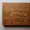 TVORIK End Grain Original z góry: sztorcowy układ dębowego drewna